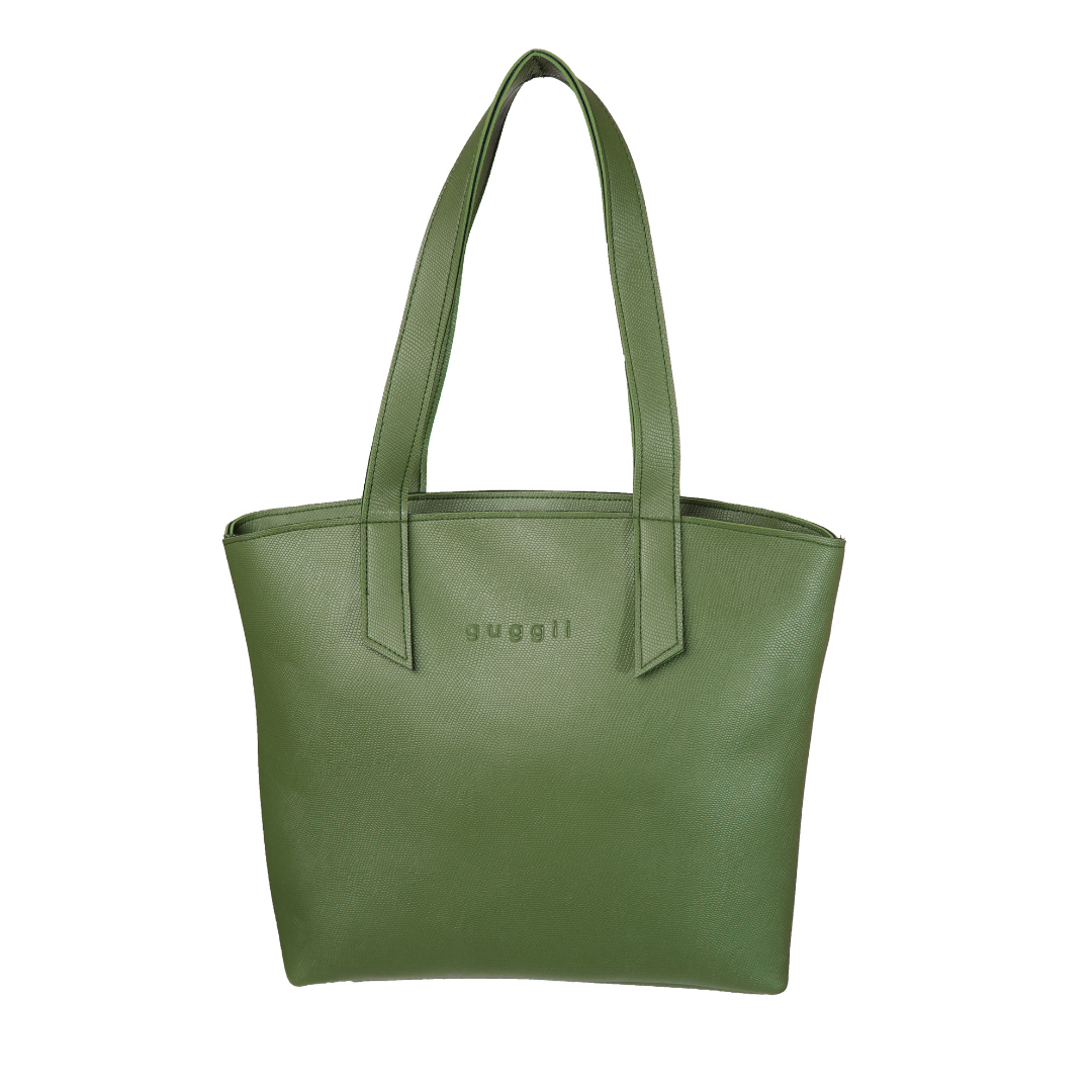 OLIVE GREEN MORGAN TOTE