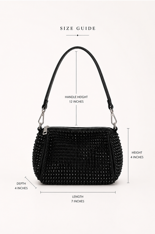 Black Bead bag