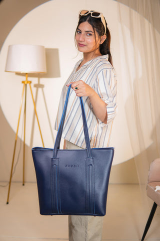 BLUE AUDRAE TOTE